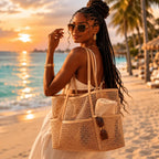 Sac de plage en maille MancelShop