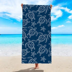 Serviette de plage  motifs marins MancelShop